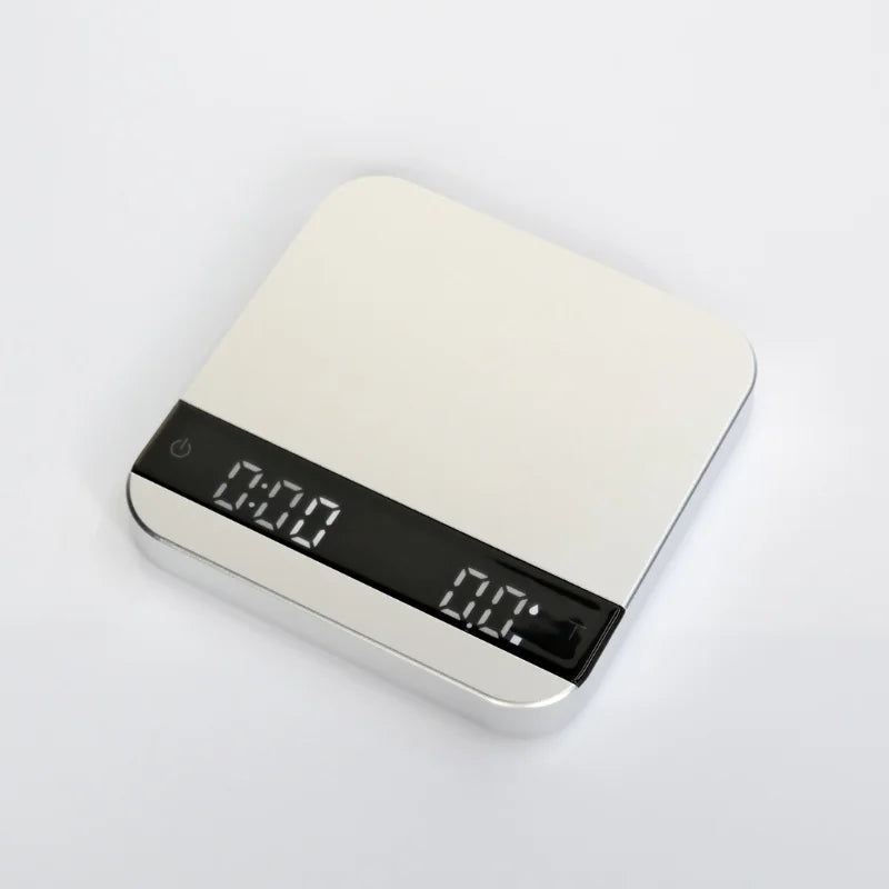 MisChief Lunar Ultra-Thin Coffee Scale | 0.1 g Accuracy • USB-C Rechargeable • Flow-Rate Indicator