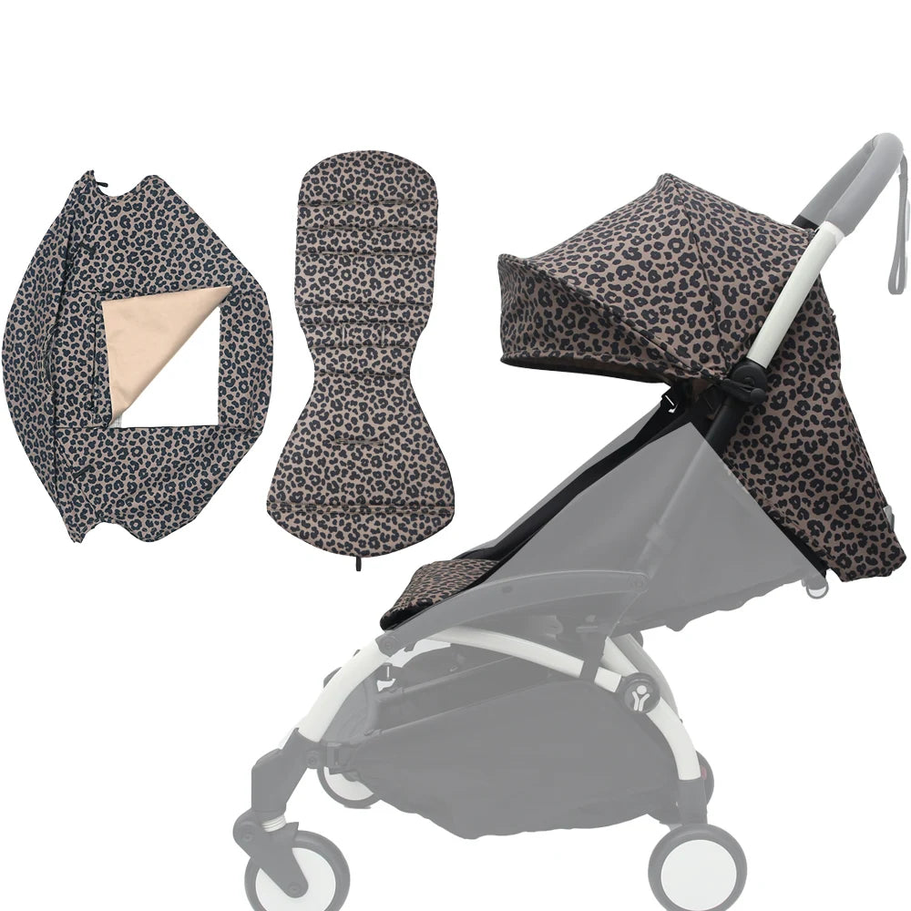 New Update 175° Canopy Cover Kit Seat Cushion Sunshade With Mesh Stroller Accessories For Yoya/ YOYO Pram Replace Seat Mattress