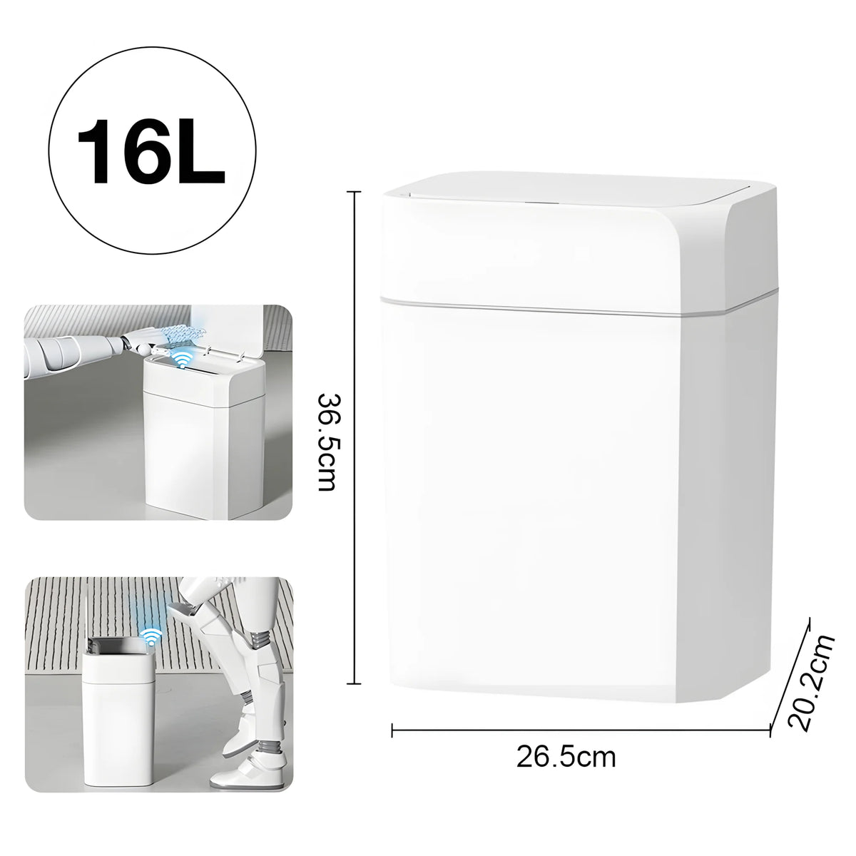 16L white Battery / white