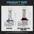 H11 H9 H8 LED Fog Light Canbus No Error H10 9005 9006 H16JP HB3 HB4 LED Fog Lamp Bulb 6500K 3000K Daytime Running Light