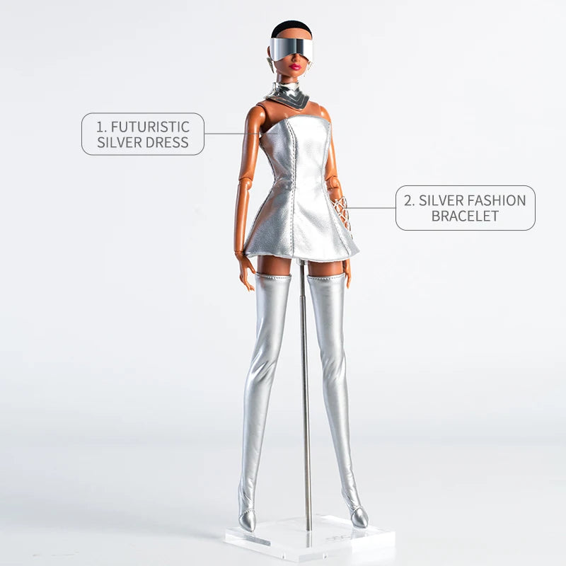 Xianxian Doll Clothes Suit 1/6 Anime BJD Trend 32cm Supermodel Doll Clothe Accessories Cyberpunk Series Girls DIY Toys Collector