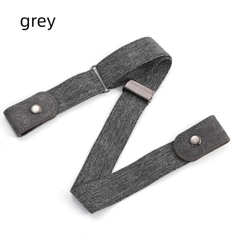 New 4/3/2/1PC Stretch Elastic Waist Band Invisible Belt Buckle-Free Belts for Women Men Jean Pants Dress No Buckle Easy To Wear