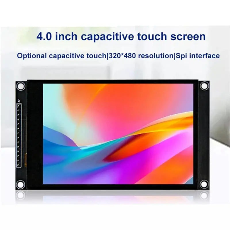 Electronexus-2Pcs 4.0 Inch 320X480 SPI Serial TFT LCD Display Capacitive Touchscreen Module For ESP32/STM32/Arduino UNO&Mage2560