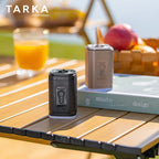 TARKA 1pcs Mattress Air Pump Air Compressor 2 in 1,  Lightweight Inflating Pump with Camplight, Hiking Travel Must Have Supplies