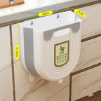 6/10L Hanging Kitchen Trash Can Collapsible Trash Can for Kitchen Foldable Small Garbage Can Compost Bin Under Sink Waste Bin
