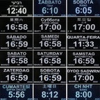 12 Alarms LED Calendar Clock with Multi-languages to Display. Reminding Work and Plans. A Medicine Time Reminder for the Elders.