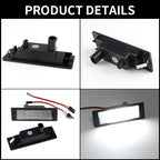 For BMW 1 Series E81 E87 E63 E64 M6 E85 E86 Z4 F12 F13 F20 K48 MINI R60 R61 LED License Number Plate Lamp Car Light Luz No Error