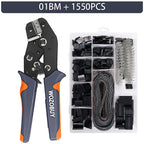SN-01BM ratcheting wire crimping tool set with insulated terminals kit (310-1550pcs)