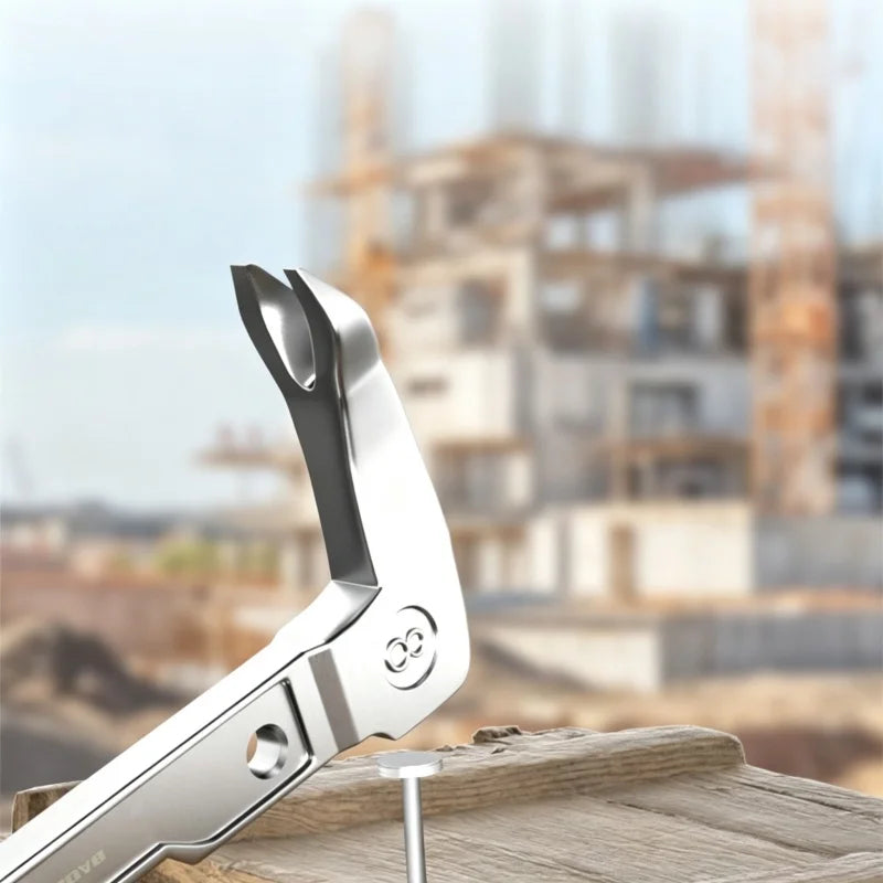 JUSTINLAU 8/10/12‑Inch Flat Dovetail Chisel Nail Puller Household Woodworking Pry Bar Multi‑Purpose Hand Repair Tool