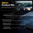 Car Tempered Glass Protective Film For BYD Seal U/Sealion 6/Song Plus 2021-25 GPS Navigation Dashboard Display Screen Protector