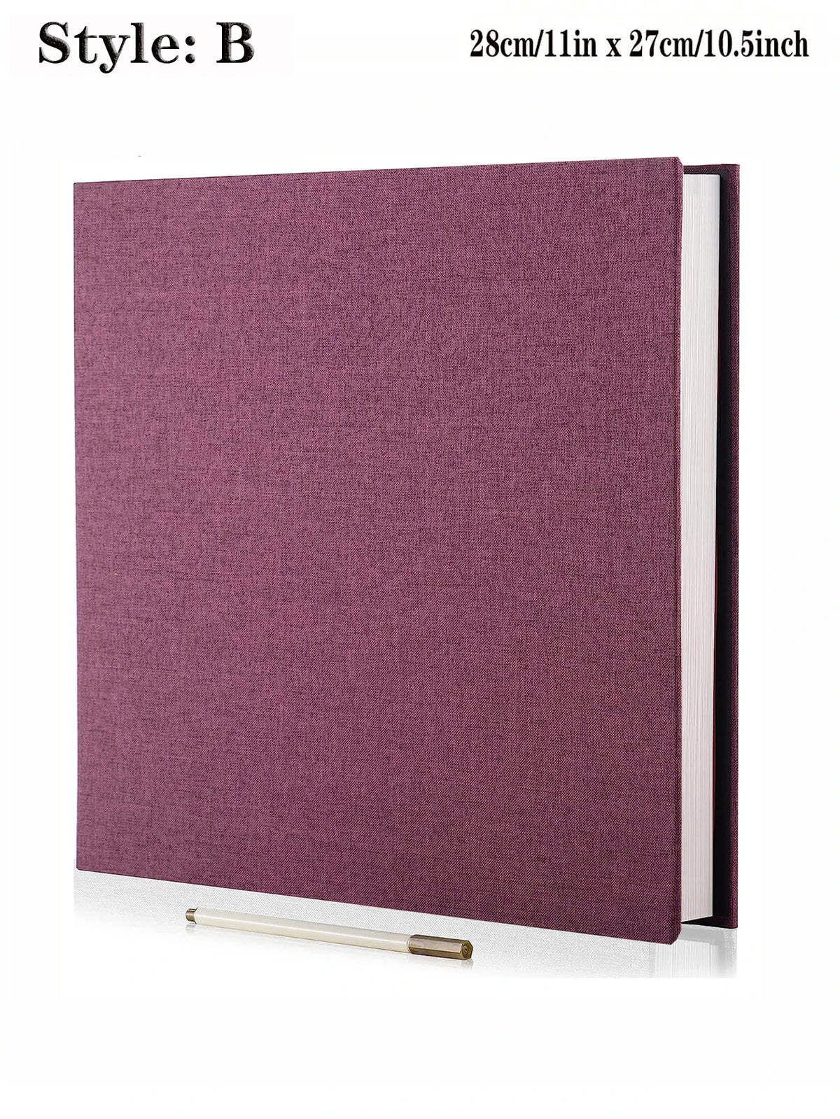 1pc Linen Photo Album Self Adhesive Scrapbook Album for 2x3 4x6 5x7 8x10 Pictures DIY Photo Book Birthday Gifts for Women Mom