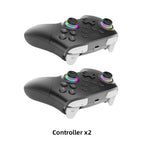 DATA FROG 2 Pack Wireless Pro Controller Gamepad for TV Console Box PC Android iOS Gaming Support HD Vibrate Ergonomic Grip