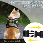 Pets Collar, Harness, Cats Pet Products Kitten Accessories Goods Kittens Harness Leash Things Breast-band Supplies For Cat Home