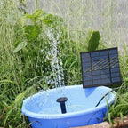 11/15.5cm Solar - Charged Water Fountain Pumps with Panels: 8 - Nozzle Outdoor Watering Equipment Garden Decoration Sets