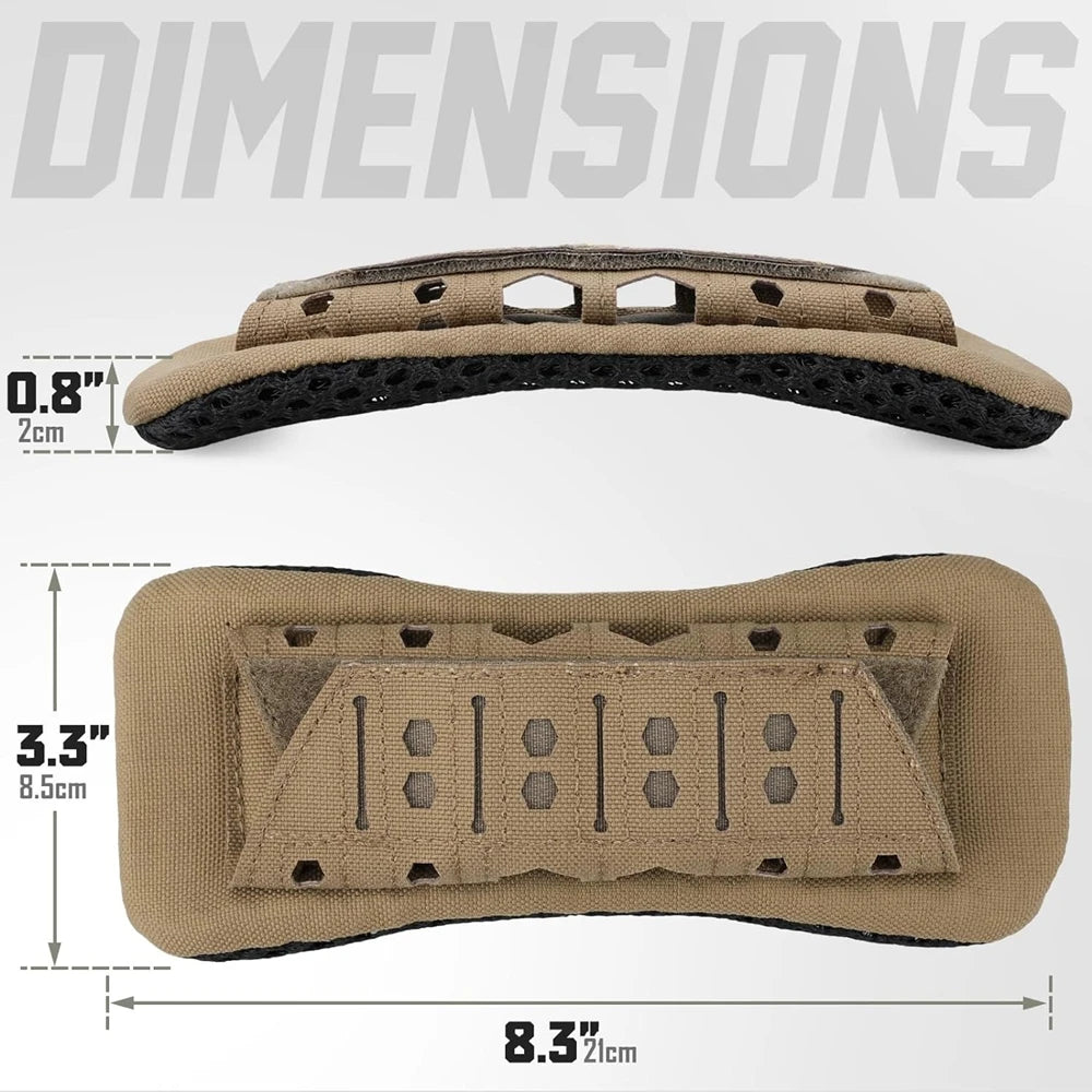 2 Pack Shoulder Strap Pads for Vest Carrier Tactical Vest Shoulder Pads Backpack Strap Pads