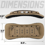 2 Pack Shoulder Strap Pads for Vest Carrier Tactical Vest Shoulder Pads Backpack Strap Pads