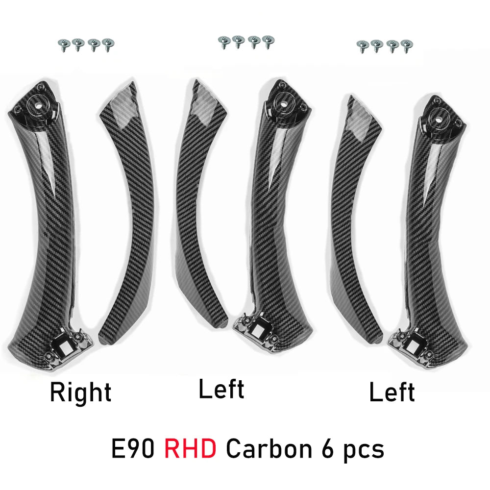 For BMW 3 Series 2005-2012 E90 E91 E92 Replacement Door Handle 6pc LHD RHD Door Interior Handle 316 318 320 325 328 330