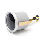 2"52mm 12V Car Auto Vacuum Gauge -30~0 In.Hg Displaying Smoke Lens Racing Car Vacuum Meter White LED