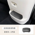 GWM ORA 5 2026 Silicone Interior Storage Box Set, Cup Holder Cover & Phone Mat, White/Grey