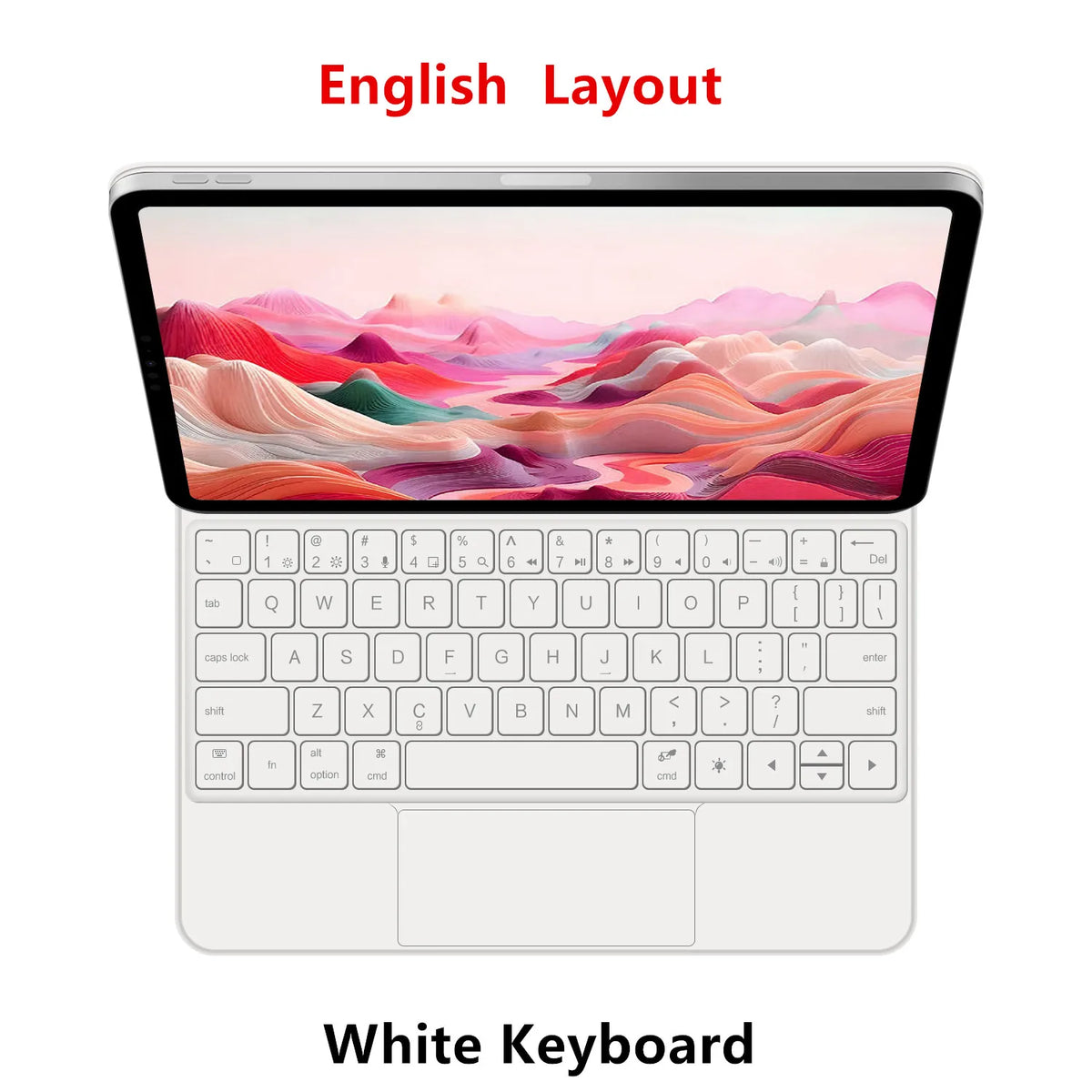 Magic TouchPad Keyboard for iPad (A16) 2025 11" Case iPad A16 11th 10th Generation A3354 A3355 A3356 A2696 Smart Cover Backlit