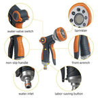 NEW Water Gun High-Pressure Water Spray Gun Car Washer Hose Nozzle Garden Watering Sprinkler Sprinkler Cleaning Water Gun