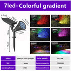 Solar LED Garden Stake Spotlight Waterproof Outdoor Pathway Landscape Light 7/18 LED RGB/White/Warm