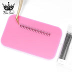 XXL Mega Trays Handmade Eyelash Premade Narrow Volume Fan Ultra Dark Pointy Base Promade Fans Eyelash Extensions Supplies