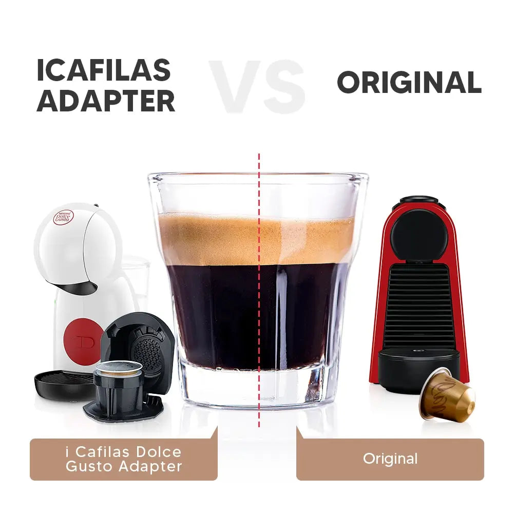 icafilas Reusable Adapter  for Dolce Gusto EDG MINI Me Maker for Nescafe Genio S Plus Nespresso Coffee apsule  Holder