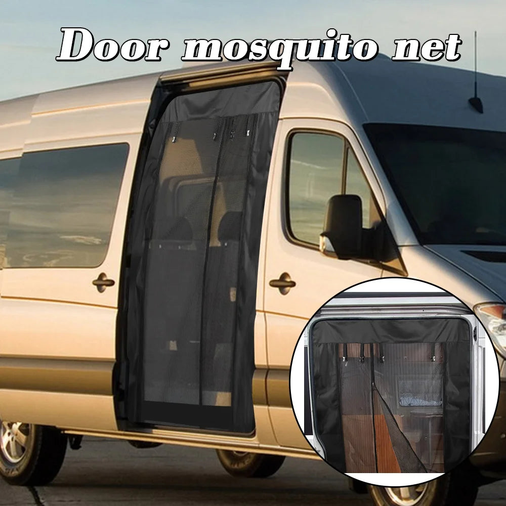 1PCS Insect Screen Mosquito/Fly Screens Net For Mercedes Benz Sprinter Mid and High Roof Ford Car shading Curtains Accessories