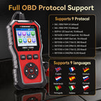 2026 KONNWEI KW330 Car OBD2 Diagnostic Tool Professional Engine Battery Testing Fault Code Erase Real-Time Data Scanner Function