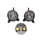 Car LED Fog Lights Fog Lamp cover For Toyota Corolla 2004 2005 2006 European Version Harness Wiring Cover Grille Halogen bulb