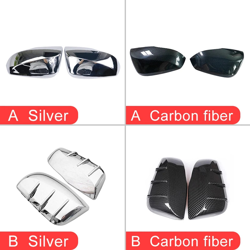 For Toyota RAV4 XA50 2019 2020 2021 2022 2023 2024 RAV 4 Hybrid Car Rearview Mirror Cover Shell Decoration Accessories ﻿