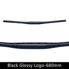 Syncros Carbon Fiber MTB Flat Handlebar 31.8mm Clamp 9° Sweep 580-760mm Black