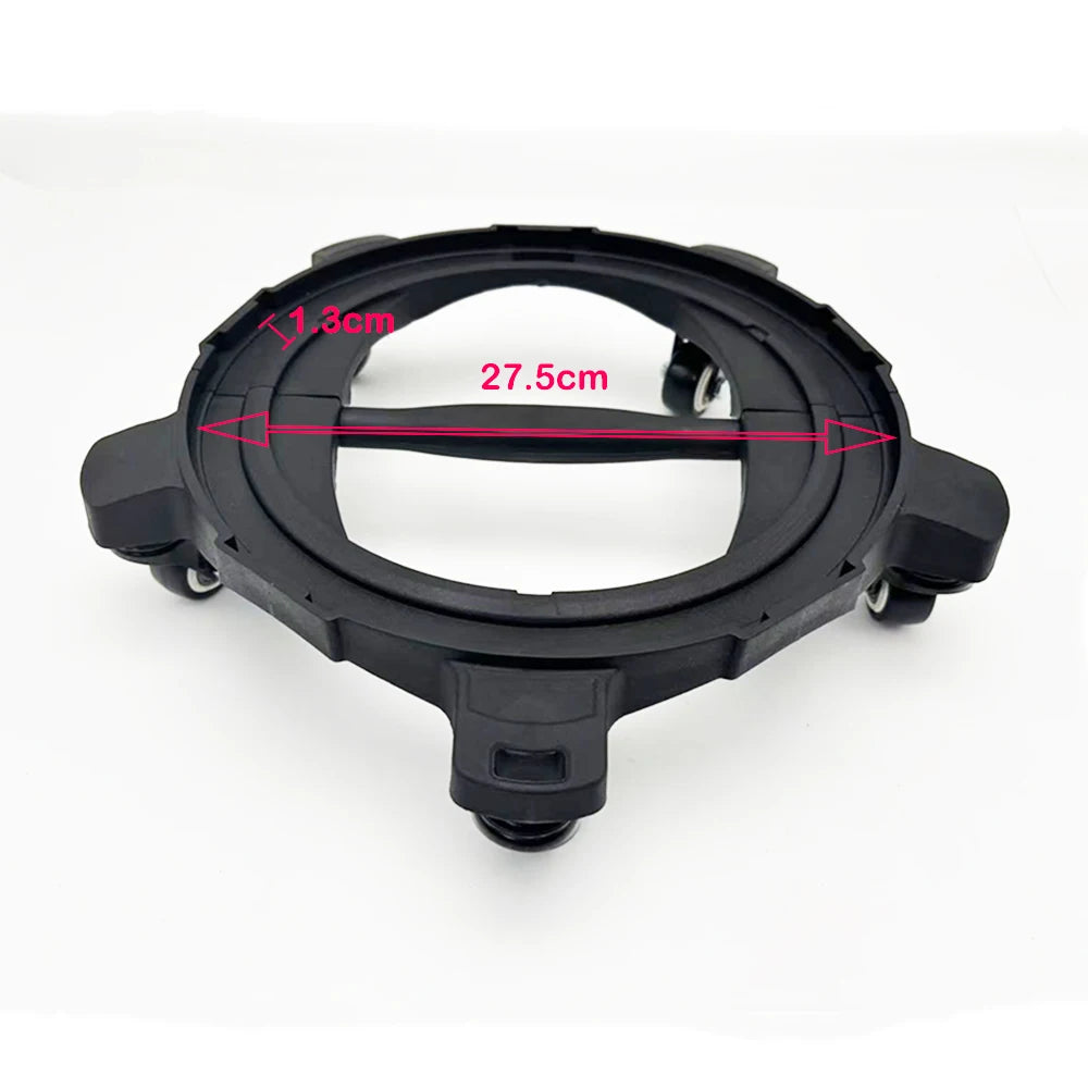Fold Rolling Bucket Dolly Easy To Use Car Wash Bucket Dolly Car Accessories Swivel Rolling Bucket Dolly with Wheel Accessories
