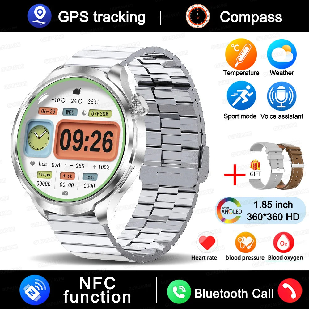 Silver Steel B 2A / 1.85 inch AMOLED