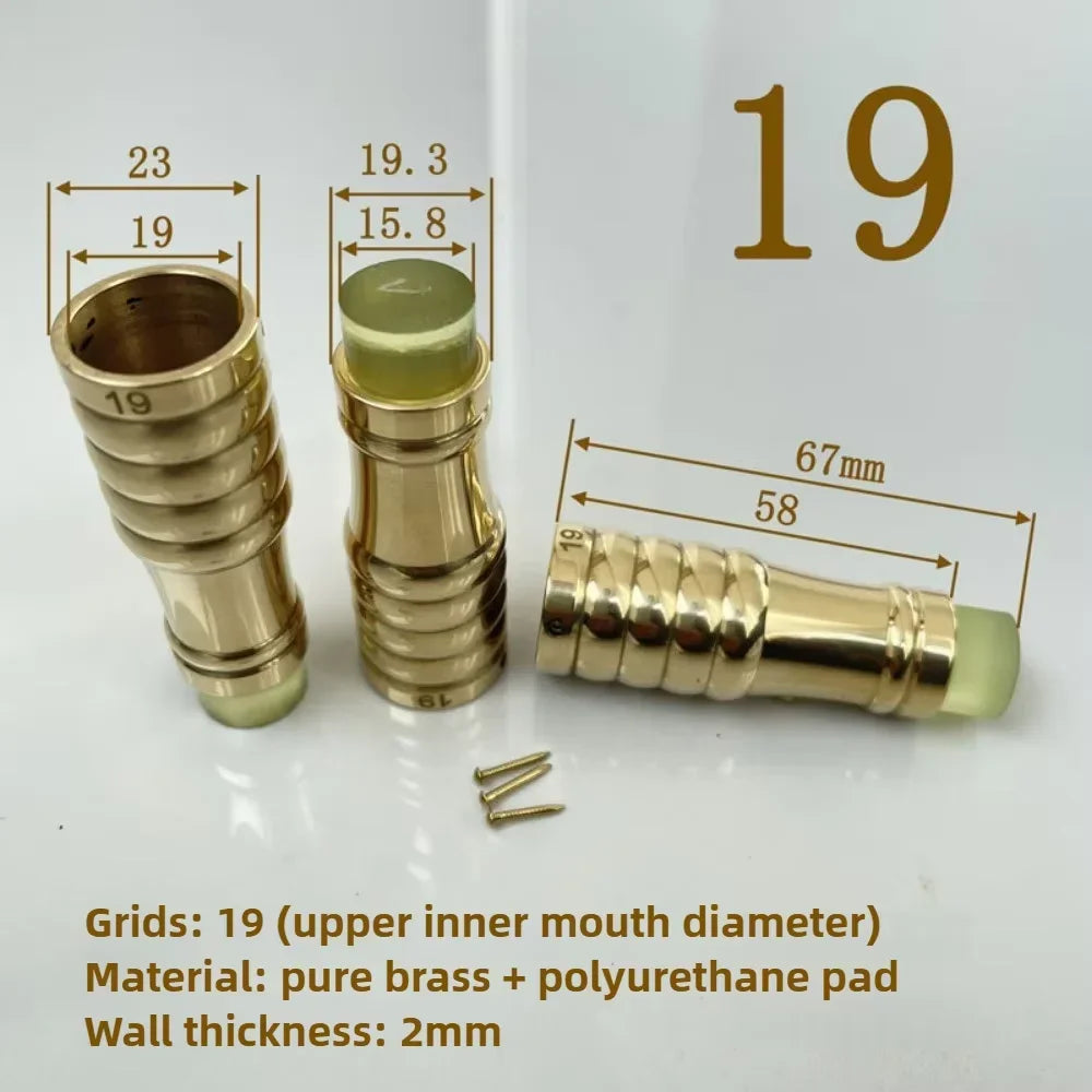 1PCS Brass Cane Crutch Tip with Anti-Skid 12mm-26mm for Hiking Pole Chair Leg Feet Replacement