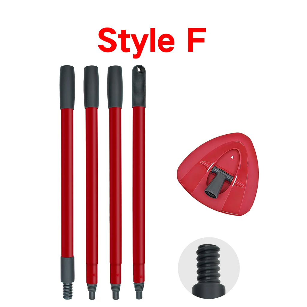 Mop Handle and Mop Base for O-cedar/Vileda 1Tank System,Mop Handles for O-cedar/Vileda Spin Mop & H2pro Flat Mop