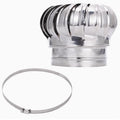 304 Stainless Steel Roof Ventilator Wind Turbines Air Vent Attic Ventilator 110mm 150mm 200mm Pipefit Roof Ventilating Fan