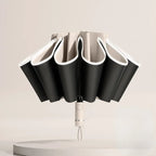 Men Women Umbrella  Fully Automatic Reverse Folding Umbrella with Windproof Reflective Stripe UV Umbrellas