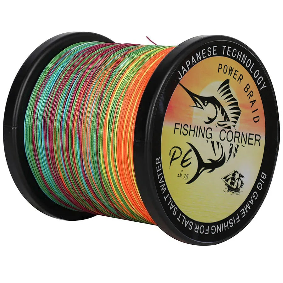 12 Strands 1000m Braided Line Multifilament 25-230LB Multicolor Super Strong Japan PE Line Saltwater Fishing Wire