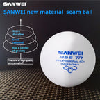 SANWEI TR/RS/3S 3 Star Table Tennis Balls 40+ ABS New Material Seamed Durable Professional Ping Pong Balls Training 50/100pcs