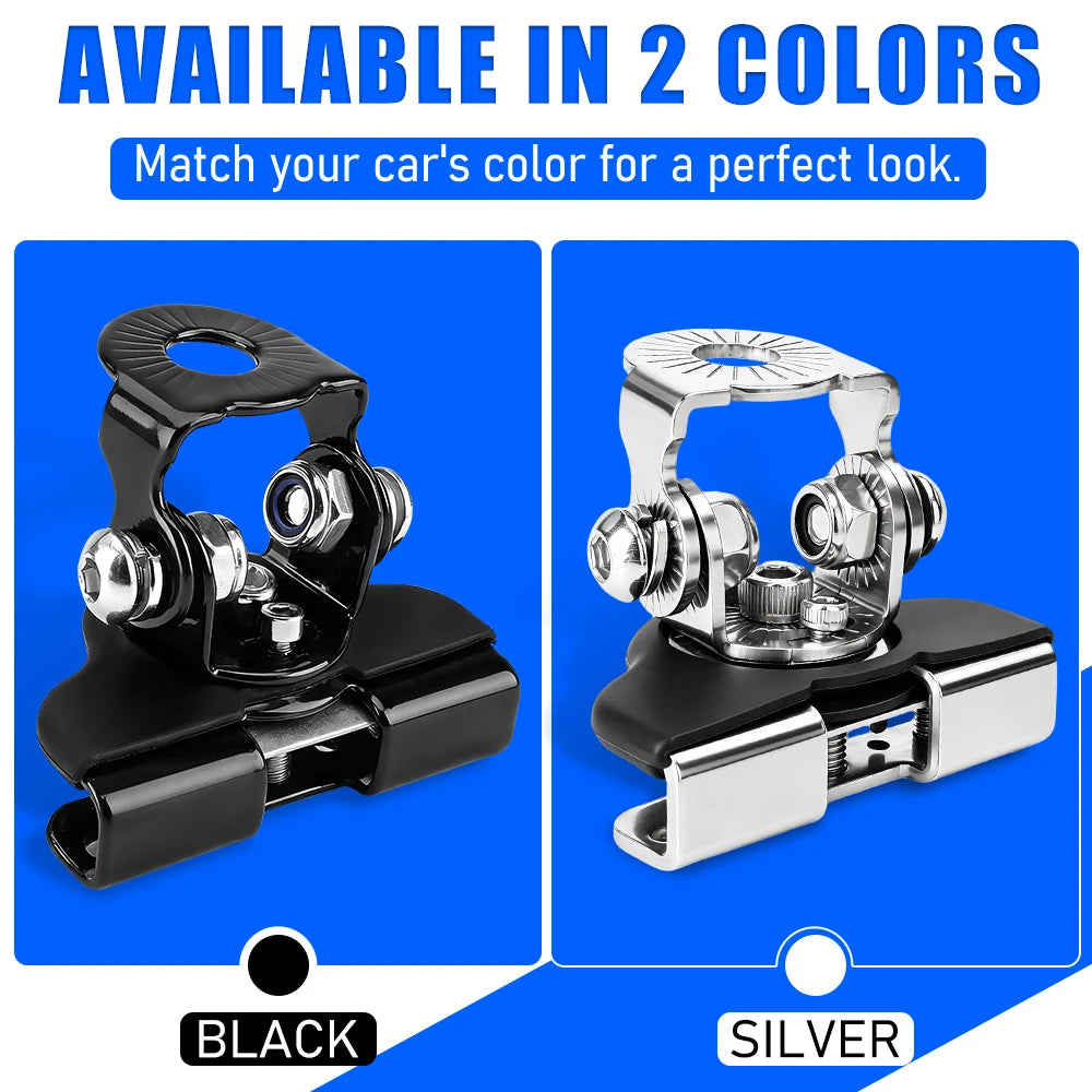 2PCS LED Work Light mounting Bracket Universal Hood Led Light Bar Mount Bracket Foglight lamp Holder for Off Road Jeep Truck SUV