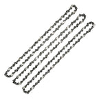 Chainsaw Blades 3 Pieces Saw Chains Semi Chisel for 3/8" Pitch 1.3mm Gauge 44 45 50 52 55 56 57 59 Drive Links Are Available