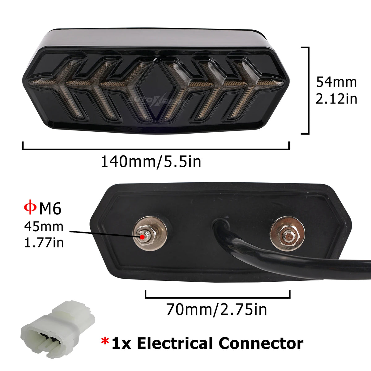 Smoked LED Tail Brake Light Integrated Sequential Turn Signal For Honda GROM MSX125 CB650F CB650F CTXN700 Motorcycle Accessories