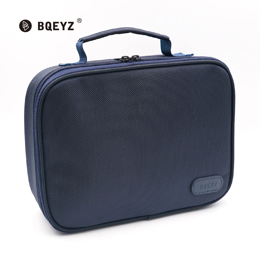 BQEYZ Carry Box Storage Earphone Case Large Capacity Travel Business Trip PC Accessories Charger Cord Cable Player Portable Bag