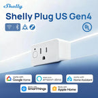 Shelly Plug US Gen4 Zigbee Certified Matter Compatible Wifi Smart Socket With Power Monitoring Bluetooth Connectivity