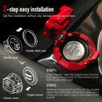 Car Engine Start Stop Button Cover Protector, Push Start Ignition Switch Decor