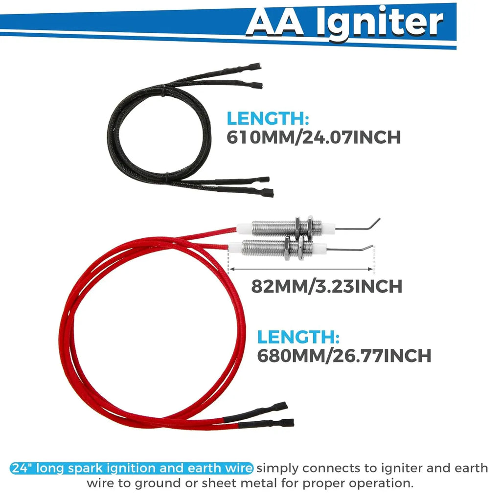 Gas Grill Push Button Igniter Switch with Spark Generator, 1pc Replacement