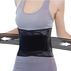 Back Brace for Men and Women, Anti Skid Mesh Adjustable Back Lumbar Waist Support Belt Lower for Back Pain Relief