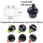 Heavy-Duty Cup Holder Mount with 25mm Ball for ARKON or RAM MOUNT Socket